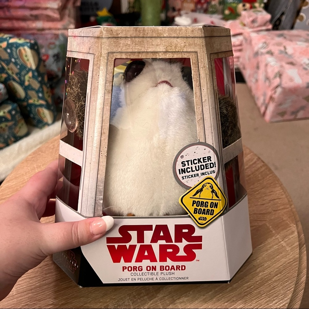 Porg on Board Car Cling